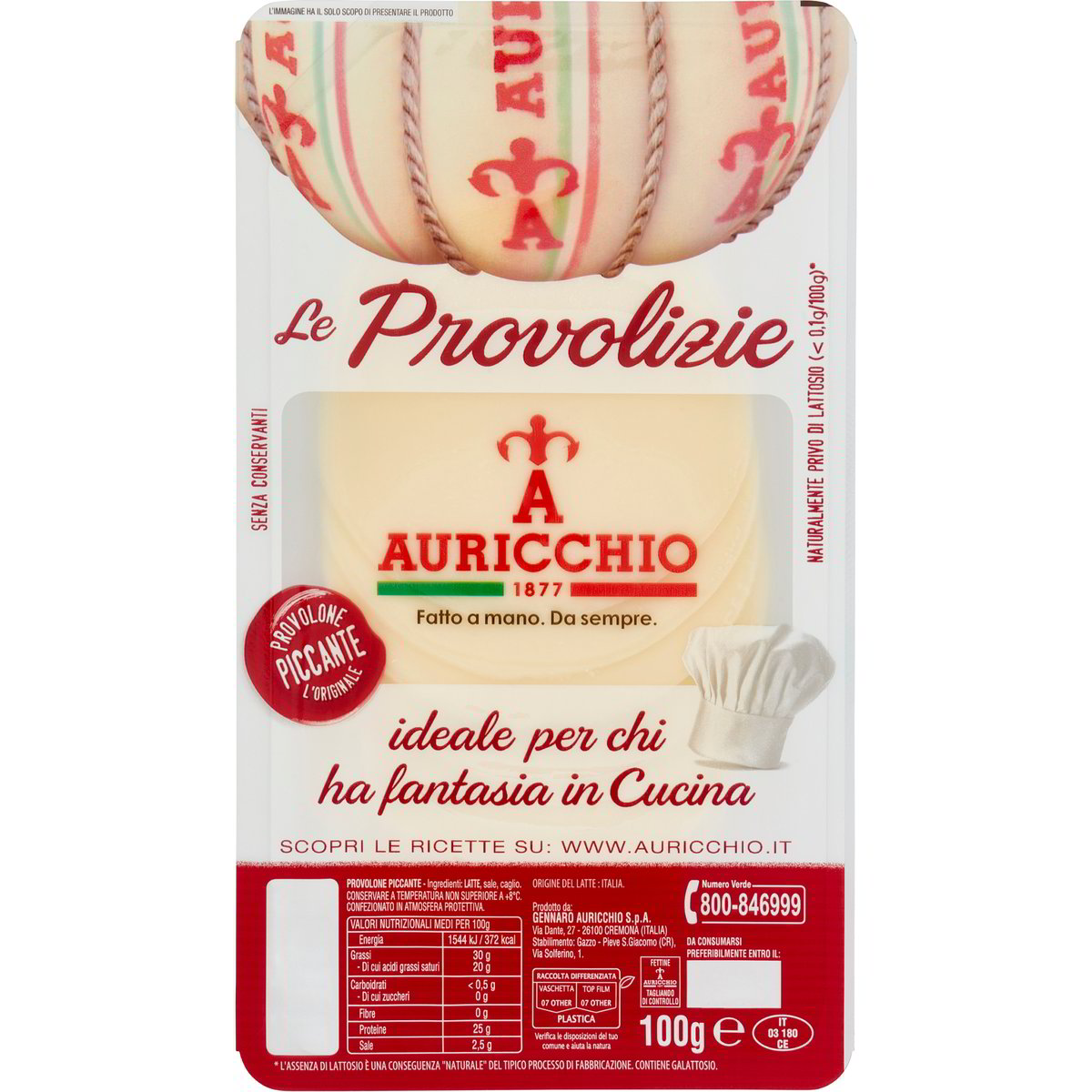 Provolone Piccante AURICCHIO 100 G - Coop Shop