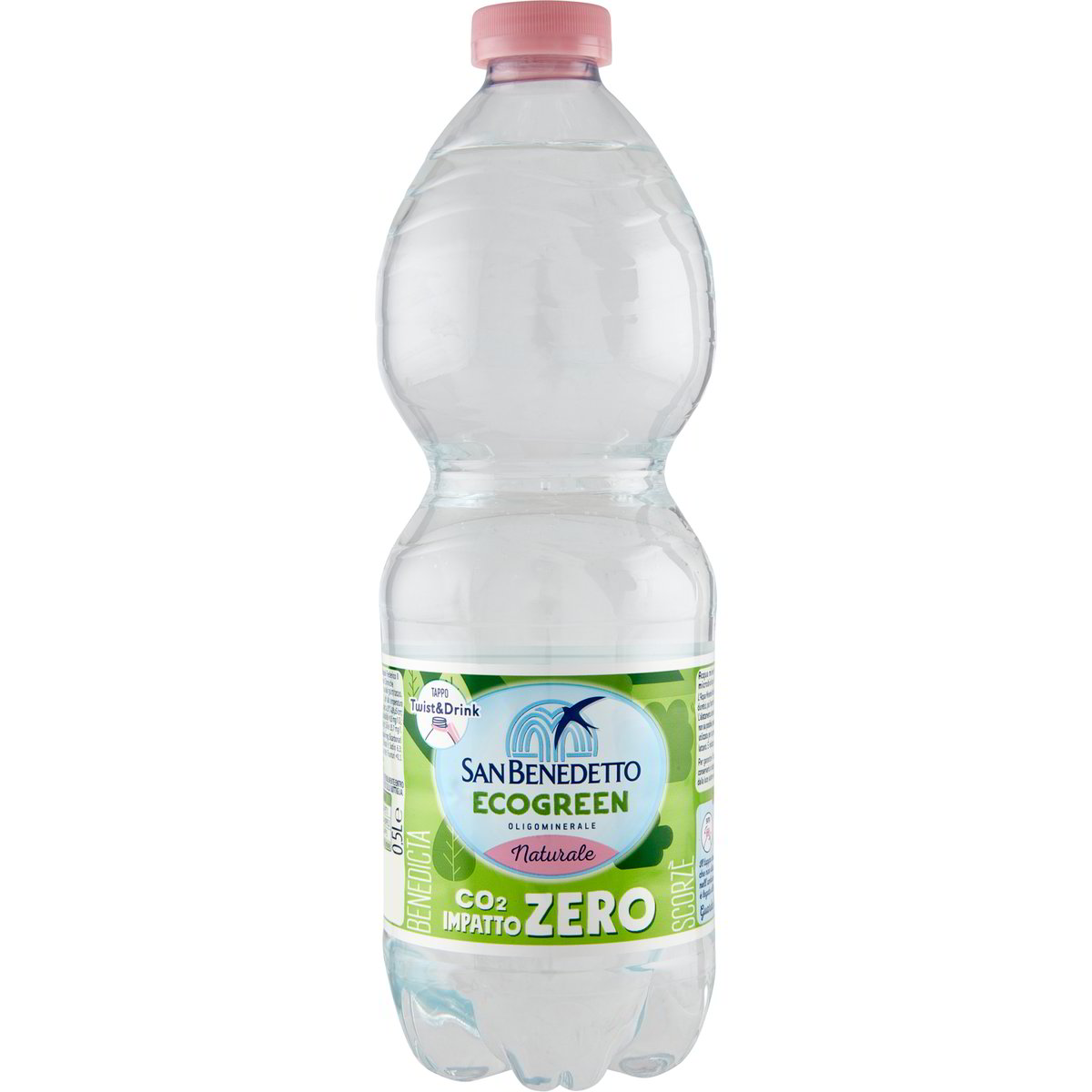 Acqua minerale Naturale San Benedetto Benedicta Eco Green 24 x 0,5 litri San  Benedetto