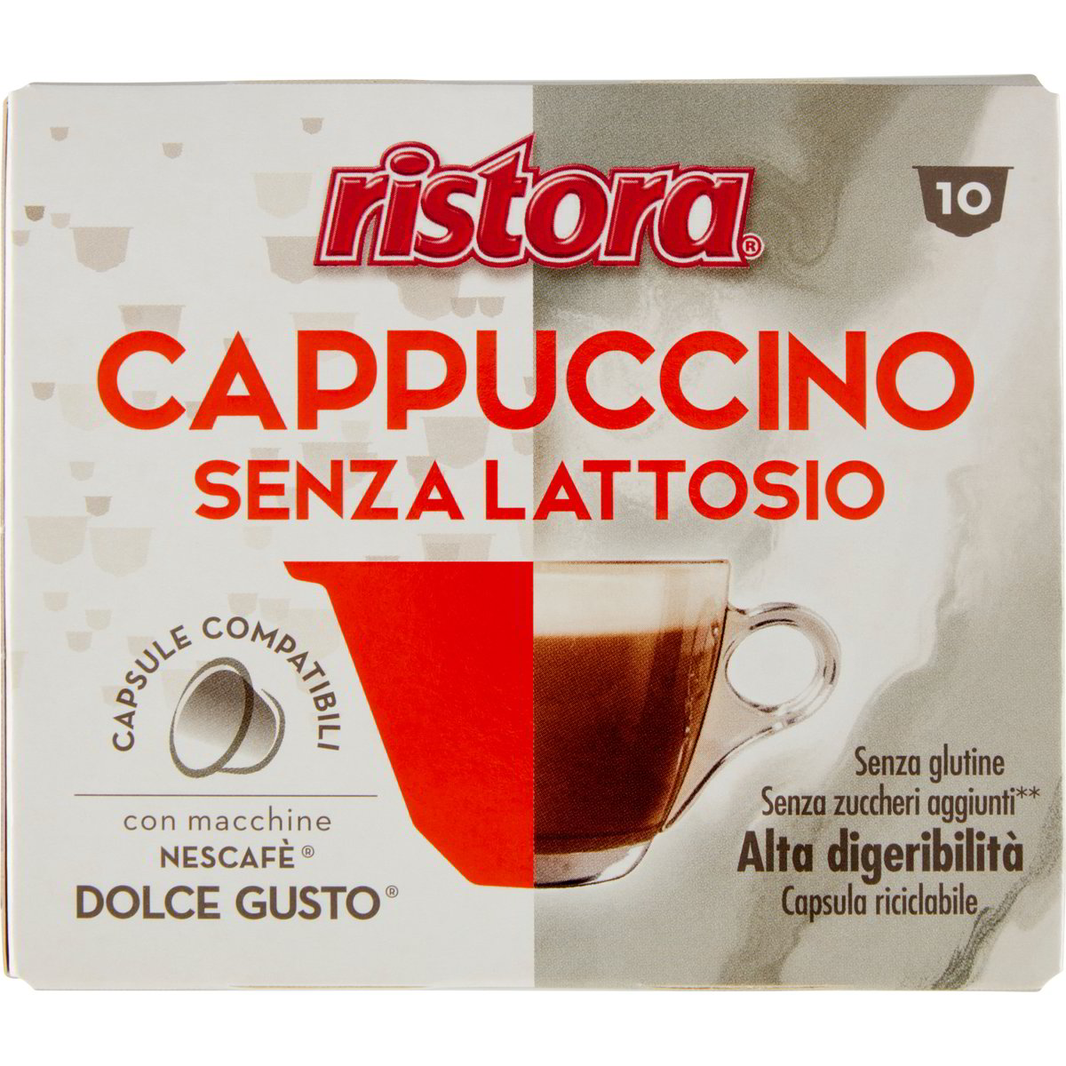 Capsule cappuccino x10 RISTORA - NESCAFÉ DOLCE GUSTO 110 G - Coop Shop