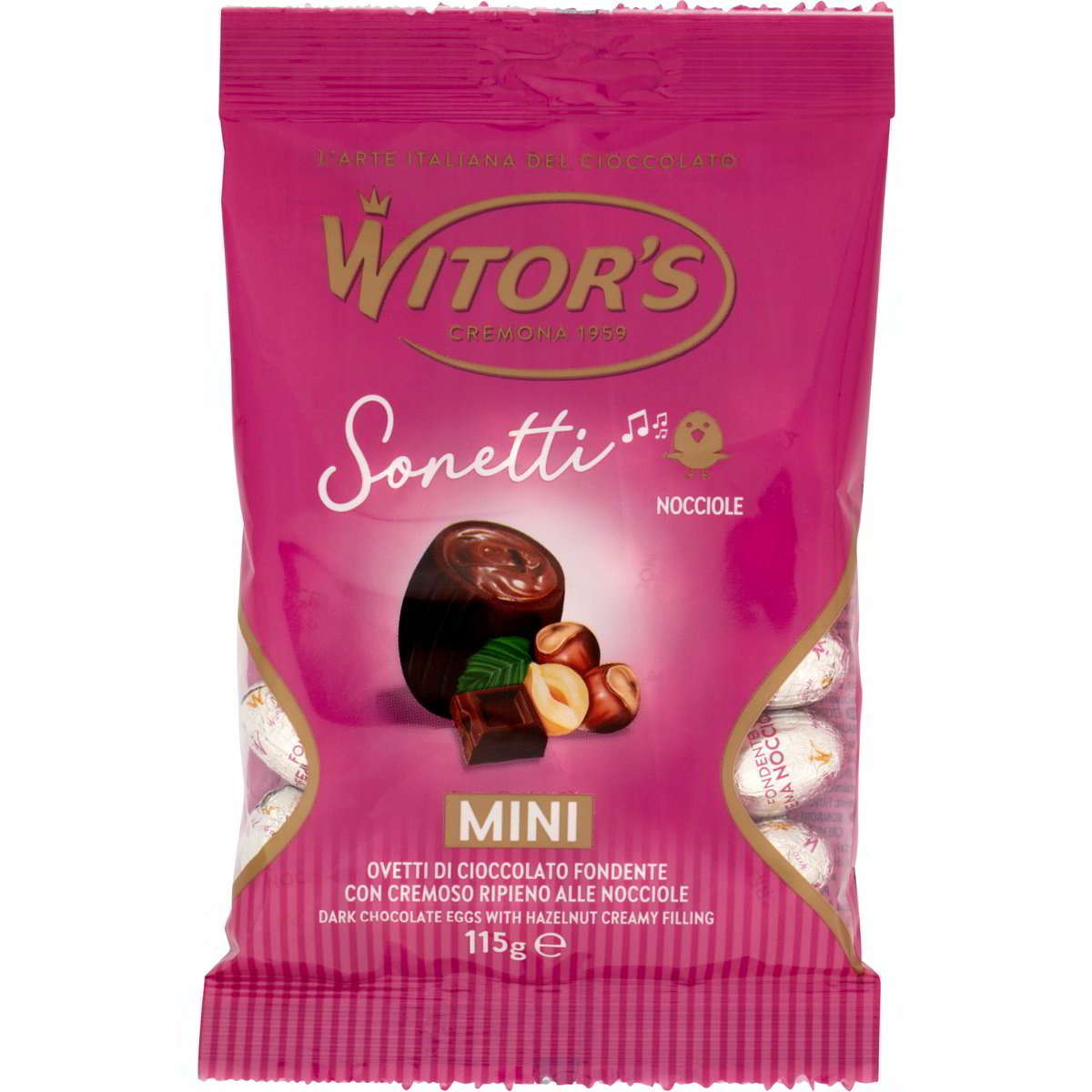 Ovetti di cioccolato ripieni crema alle nocciole WITOR'S 115 G - Coop Shop