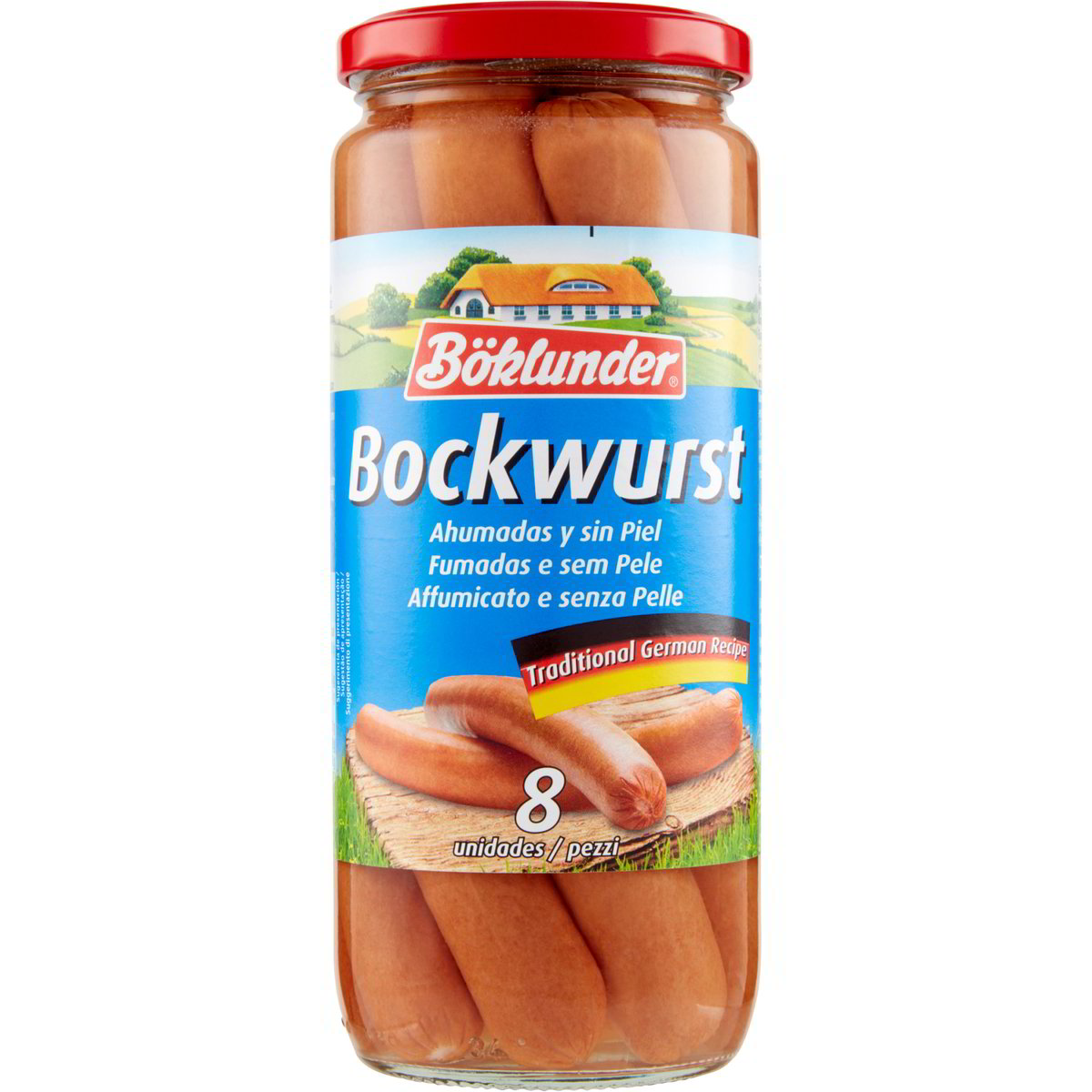 Wurstel bockwurst senza pelle in salamoia x8 BOKLUNDER 550 G - Coop Shop