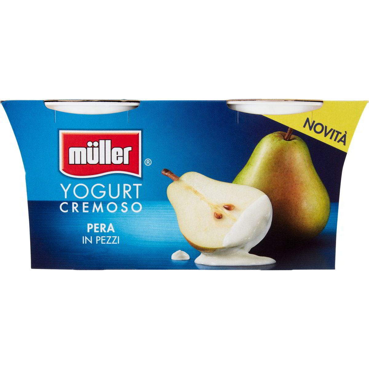 Yogurt cremoso intero con pera in pezzi MULLER 2 X 125 G - Coop Shop