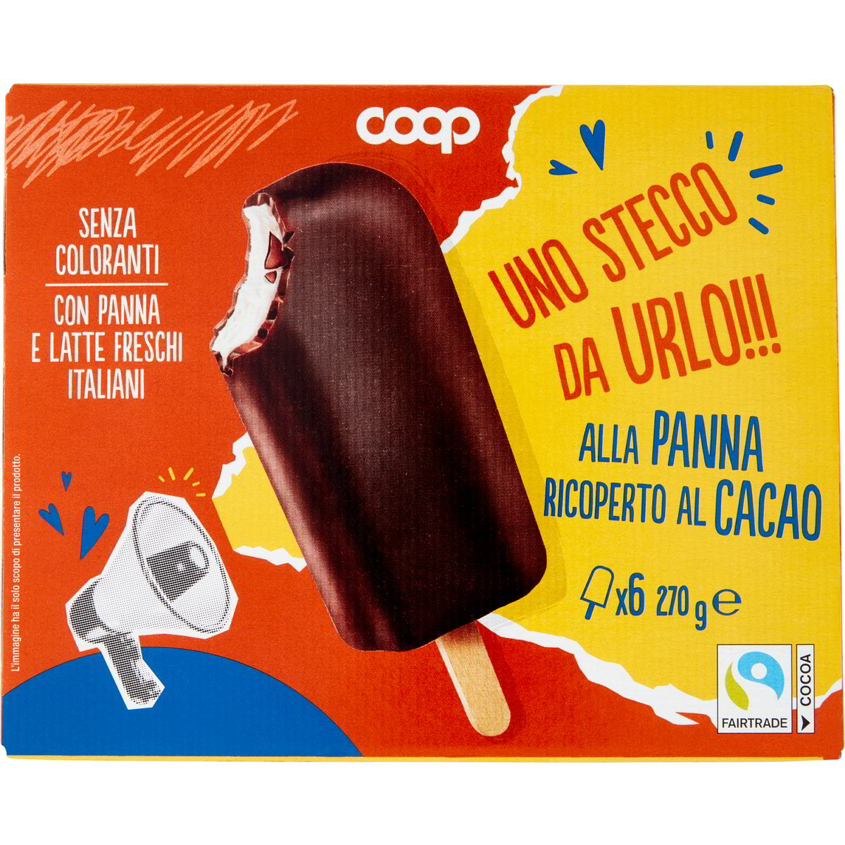 Gelato Stecco Alla Panna Ricpoerto Al Cacao Coop X G Coop Shop