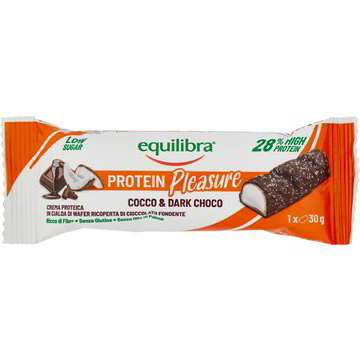 Barretta proteica di cioccolato dark e cocco EQUILIBRA 30 G - Coop Shop
