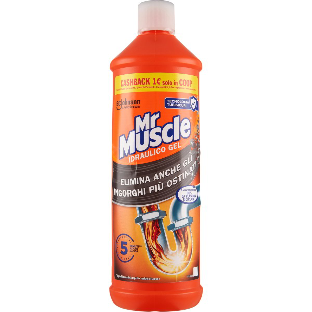 Gel wc idraulico MISTER MUSCOLO 1000 ML - Coop Shop