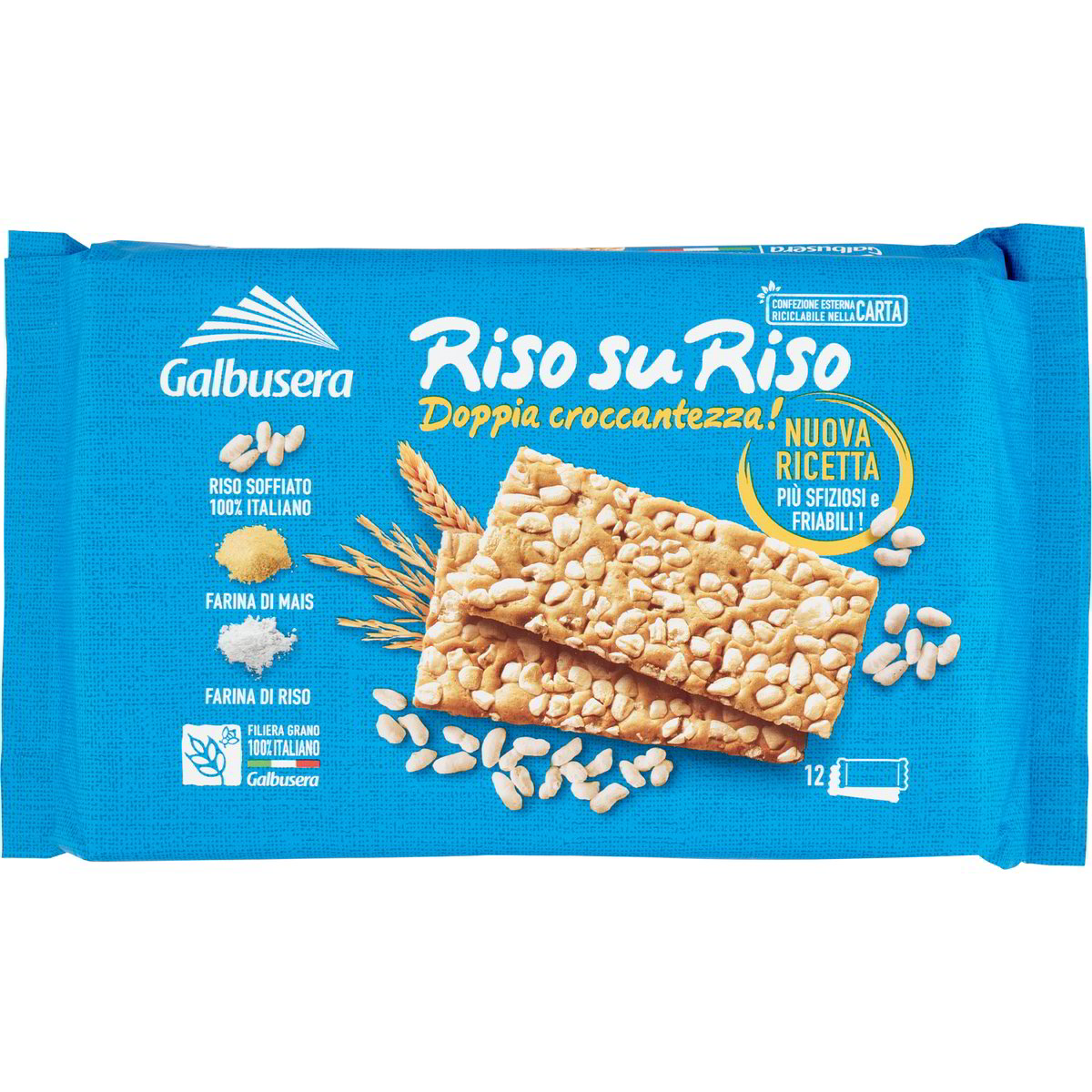 Crackers Con Riso Soffiato Risosuriso GALBUSERA 380 G - Coop Shop