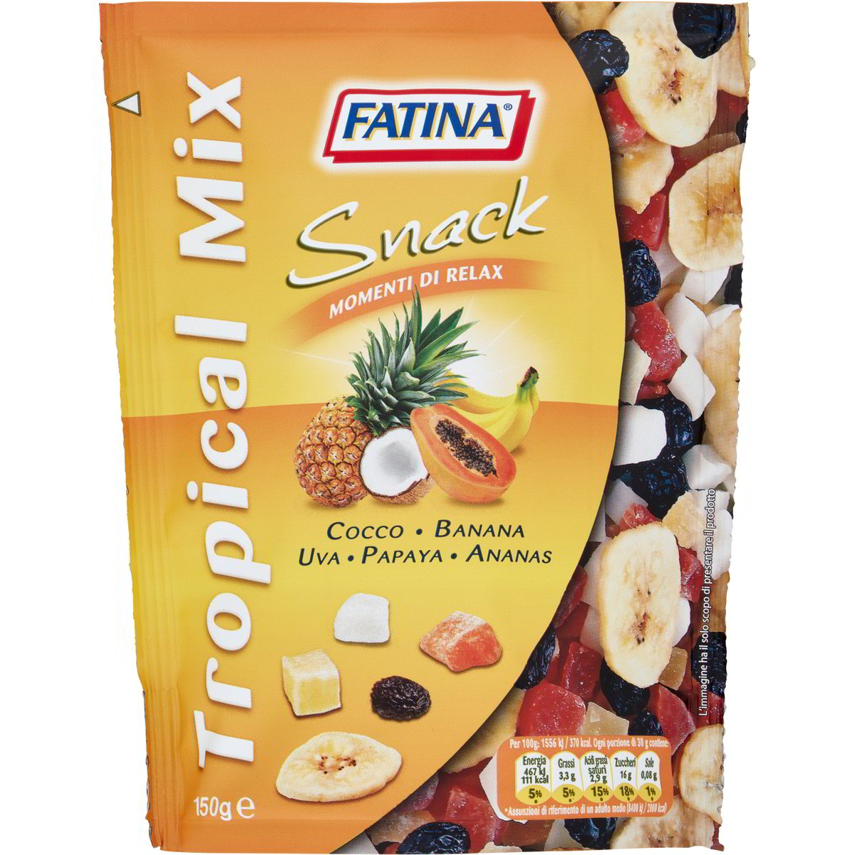 Frutta Secca Snack Tropical Mix FATINA 150 G Coop Shop