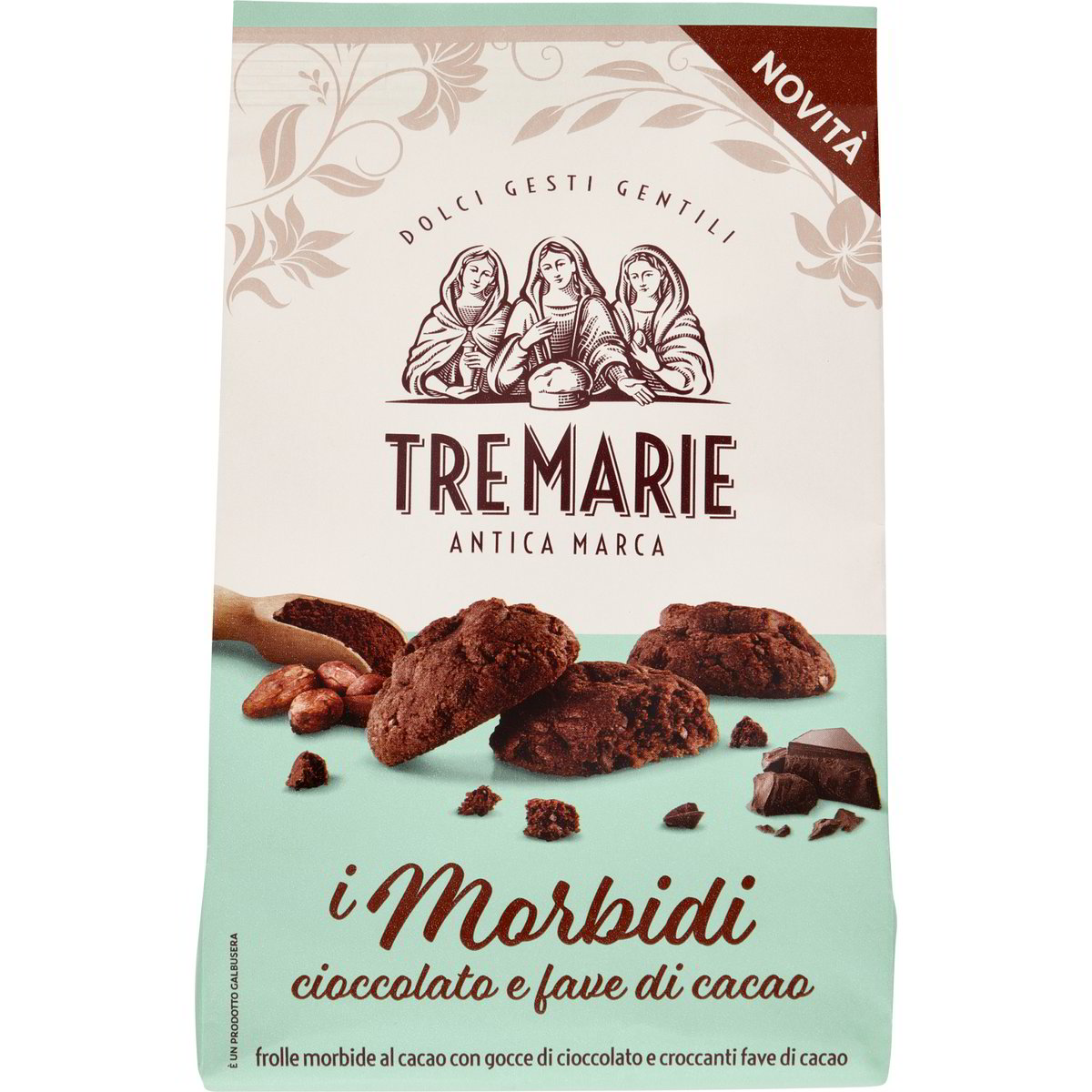 Biscotti Tre Marie - I Morbidi - Fave di Cacao e Cioccolato - 300 g - Tre  Marie - 15098