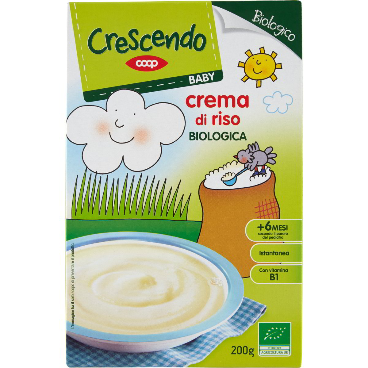 Mellin Crema di Riso 200 g - Alimento per la Prima Infanzia