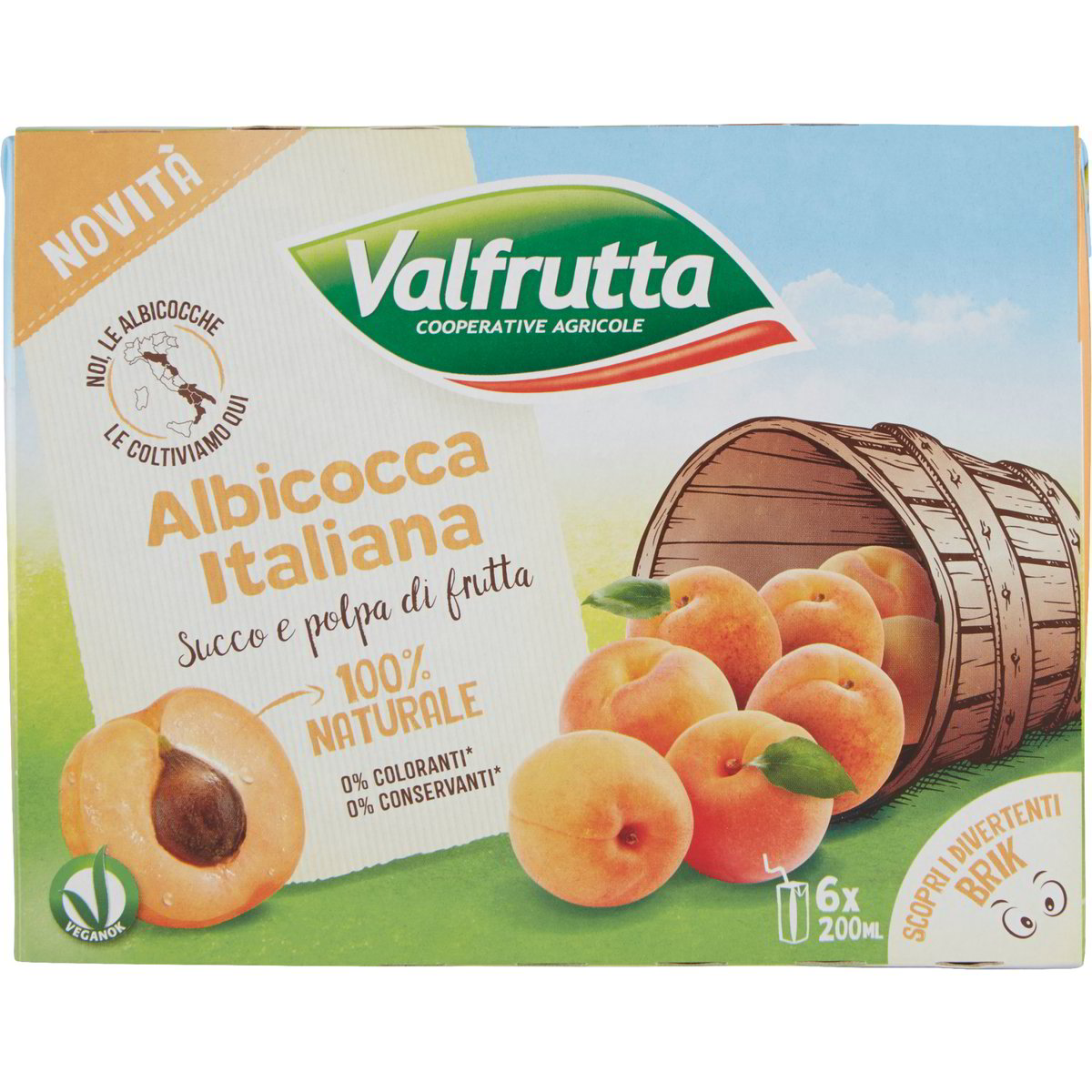 Succo E Polpa Di Albicocca Valfrutta X Ml Coop Shop