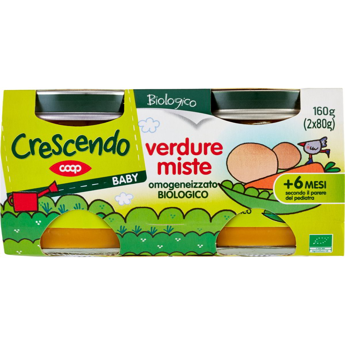 Alce Nero Omogeneizzato Verdure Miste Bio 2 x 80 g