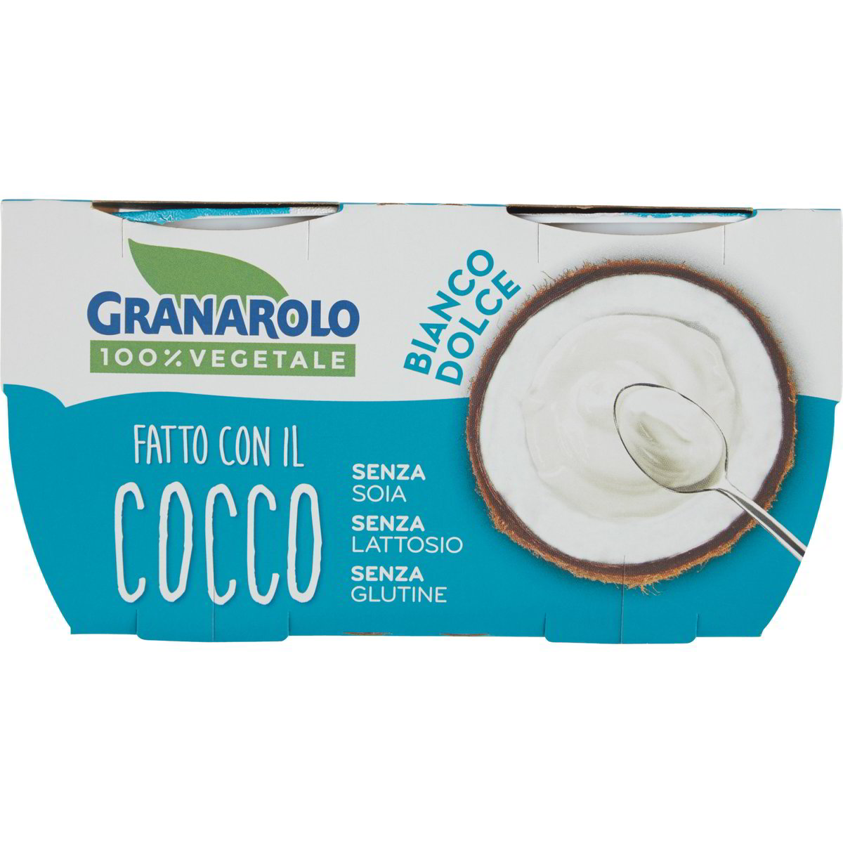 Yogurt vegano bianco dolce al cocco GRANAROLO 2 X 125 G - Coop Shop