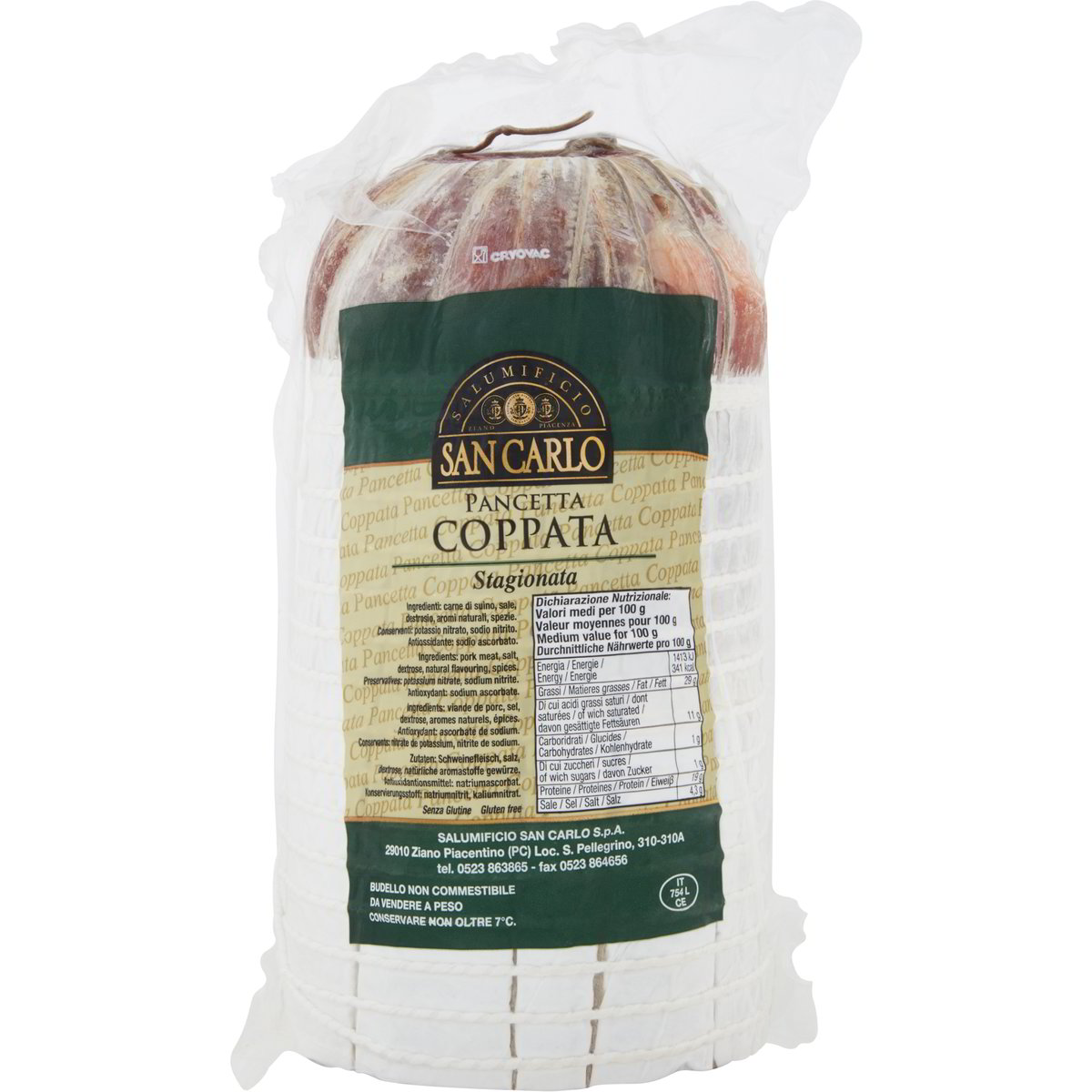 Pancetta Coppata Stagionata Salumificio San Carlo Coop Shop 2311