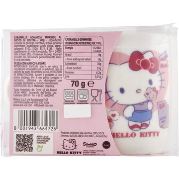 Caramelle gommose + tazza hello kitty WALCOR 70 G - Coop Shop