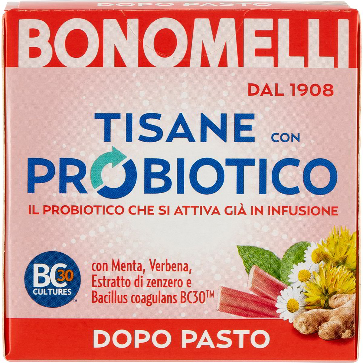 Tisana con probiotico dopo pasto x10 filtri BONOMELLI 20 G - Coop Shop