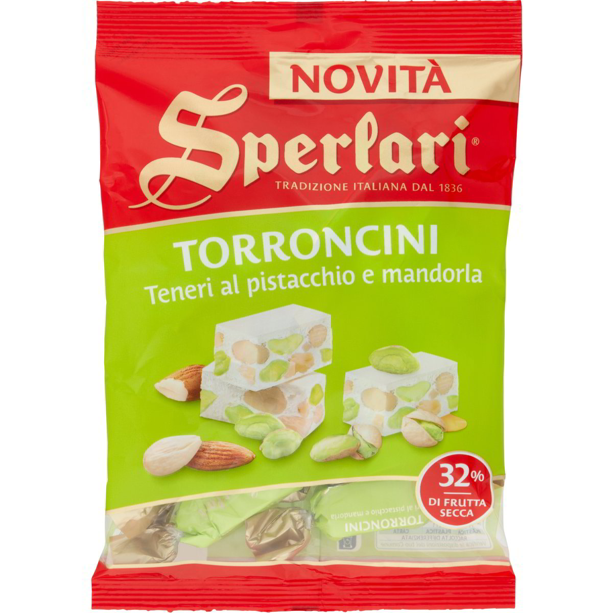 Torroncini Teneri Al Pistacchio E Mandorla Sperlari 117 G Coop Shop 