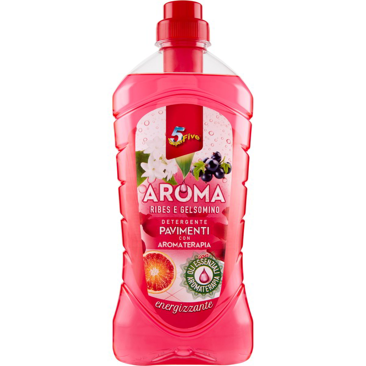 Detergente pavimenti con aroma ribes e gelsomino SUPER FIVE 900 ML