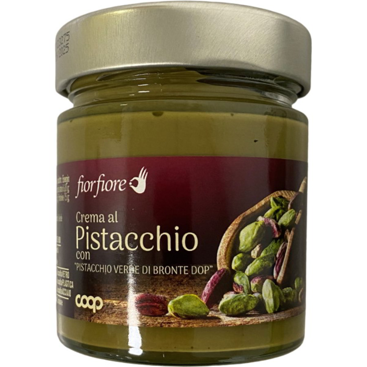 Crema spalmabile al pistacchio verde di bronte DOP COOP - FIOR FIORE ...