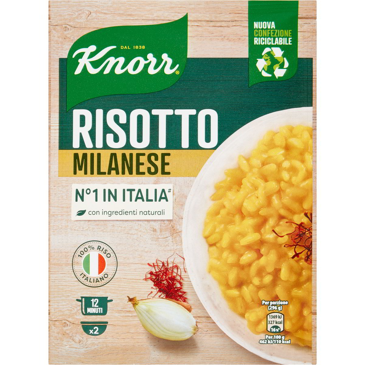 Risotto Alla Milanese Knorr G Coop Shop