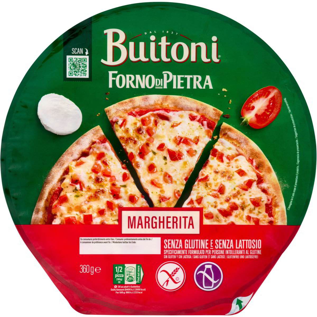 Pizza Surgelata Margherita Buitoni 360 G Coop Shop