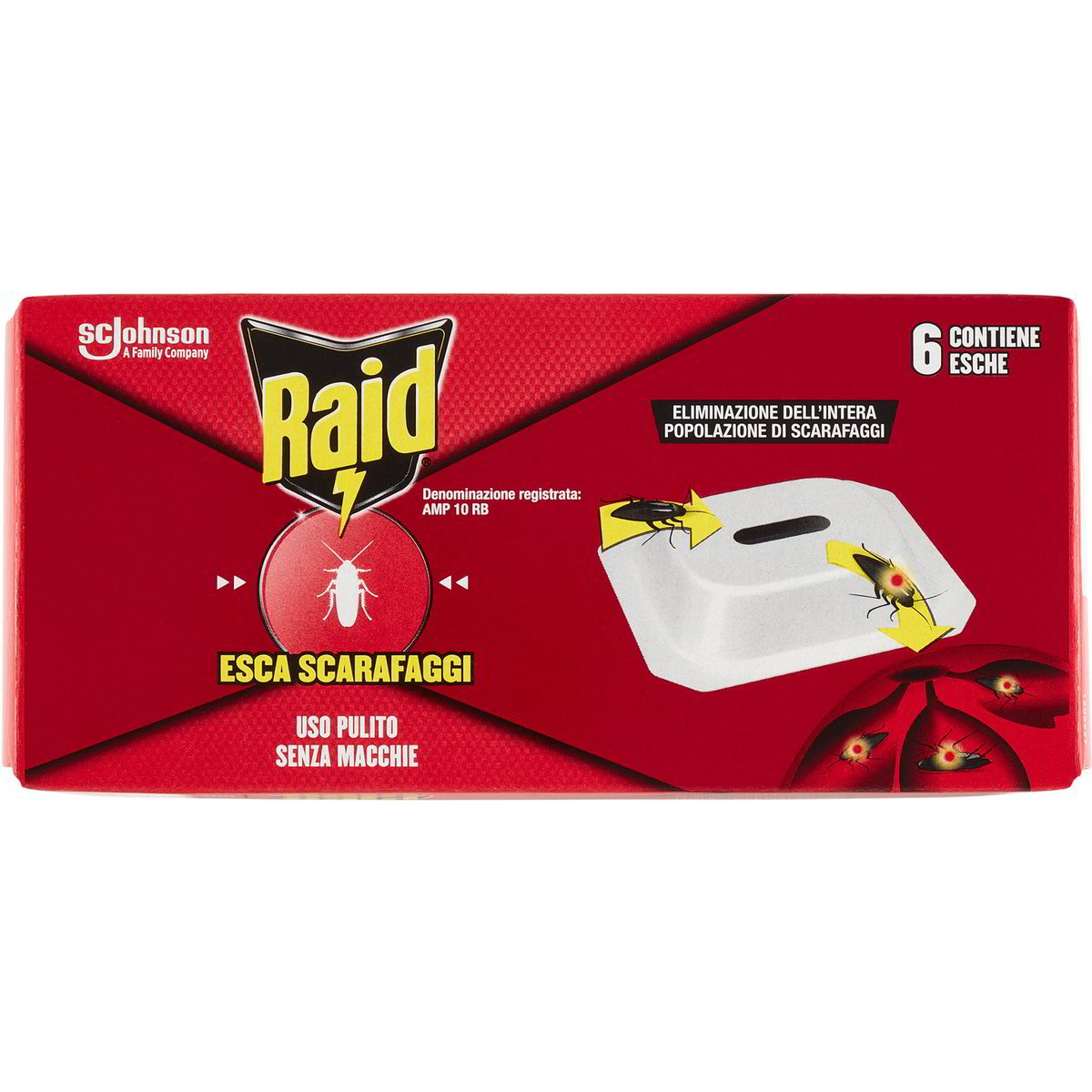 Esca insetticida scarafaggi x6 RAID 1 PZ - Coop Shop