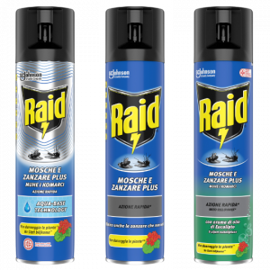 spray anti insetto raid